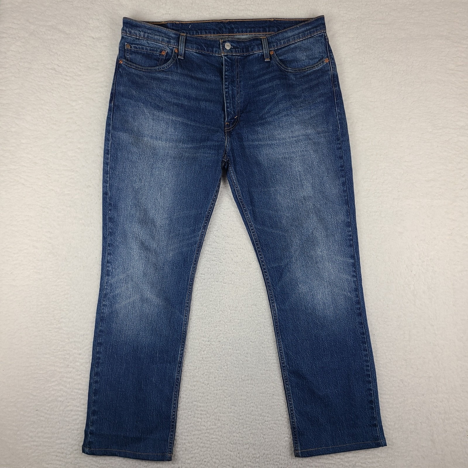 Levi's 511 Jeans Mens 40x30 Blue Slim Fit Dark Wash Denim Hemmed